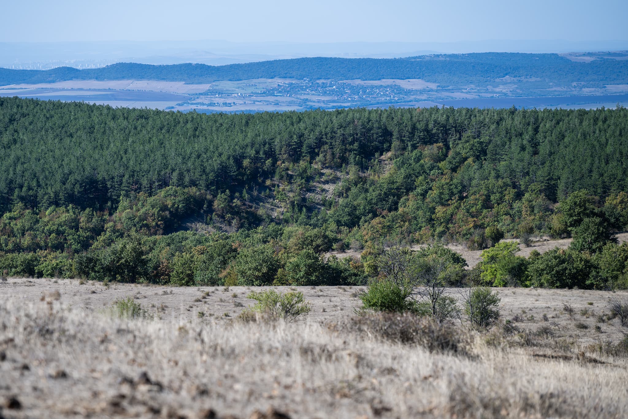 Scenic landscape of Bulgaria.